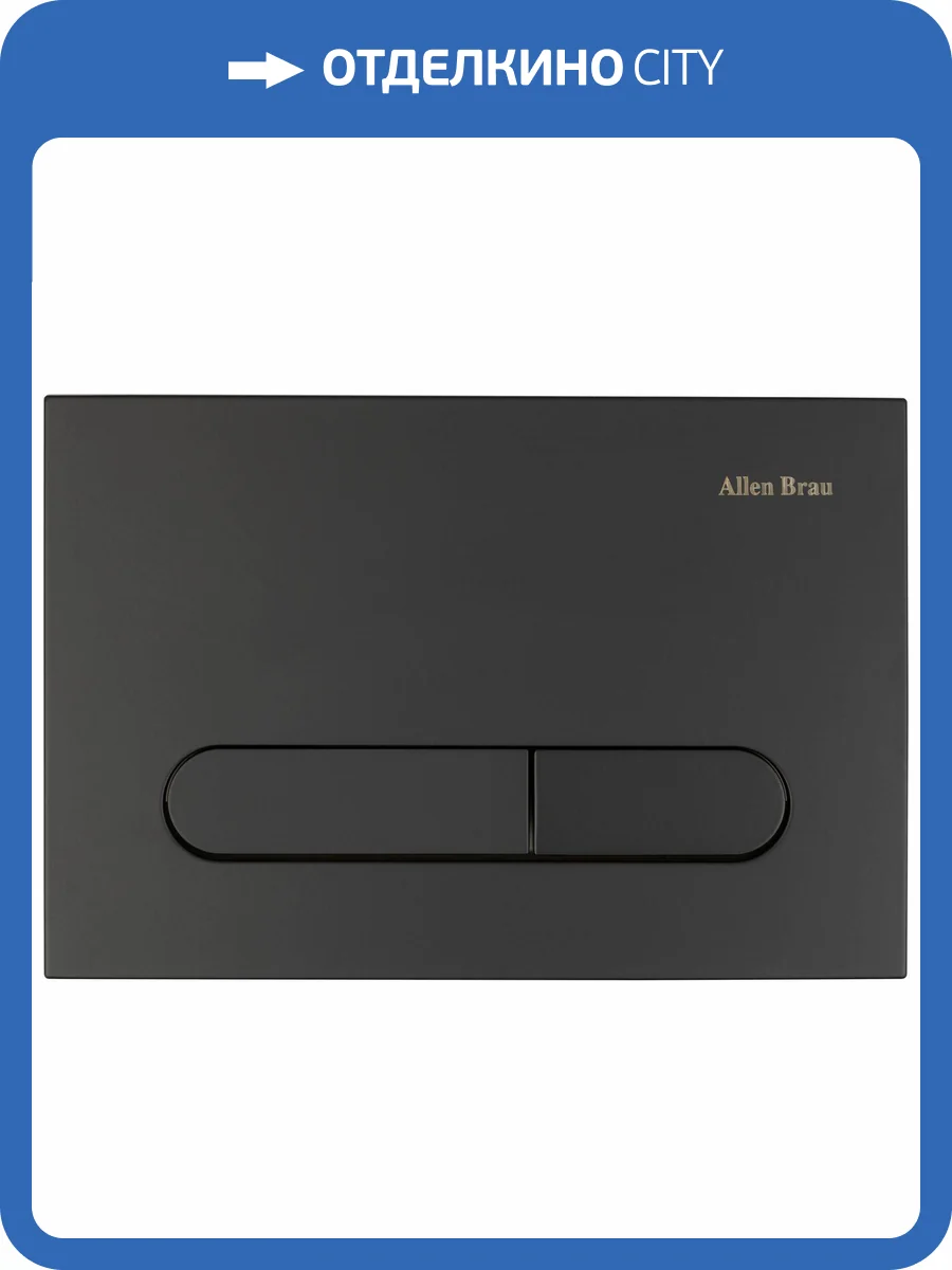 Кнопка смыва Allen Brau Project Color 9.2PR01.31 черная матовая фото 5