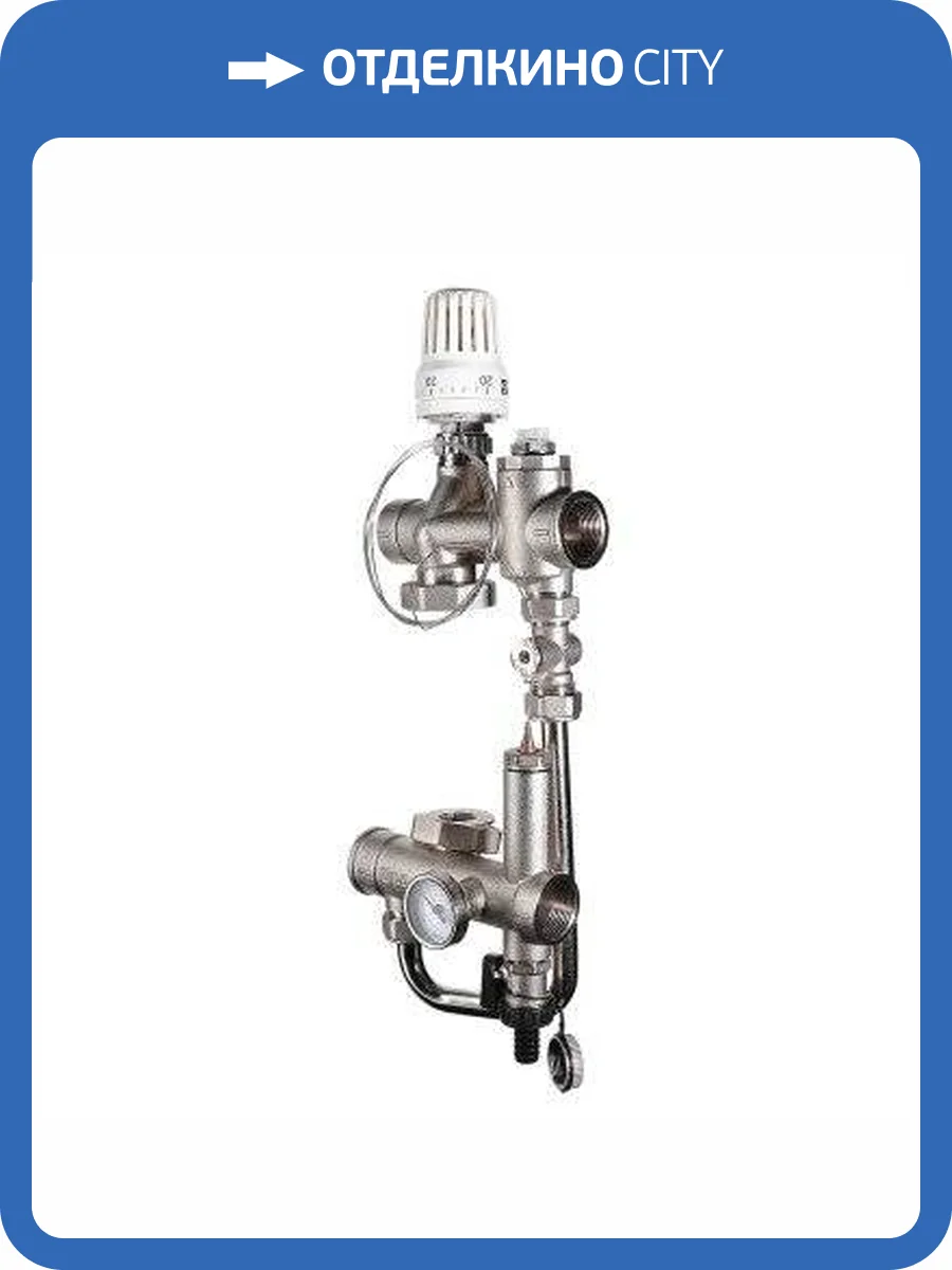 Насосно-смесительный узел VALTEC для теплого пола VALMIX, без насоса, монт. длина насоса 130 мм фото 6