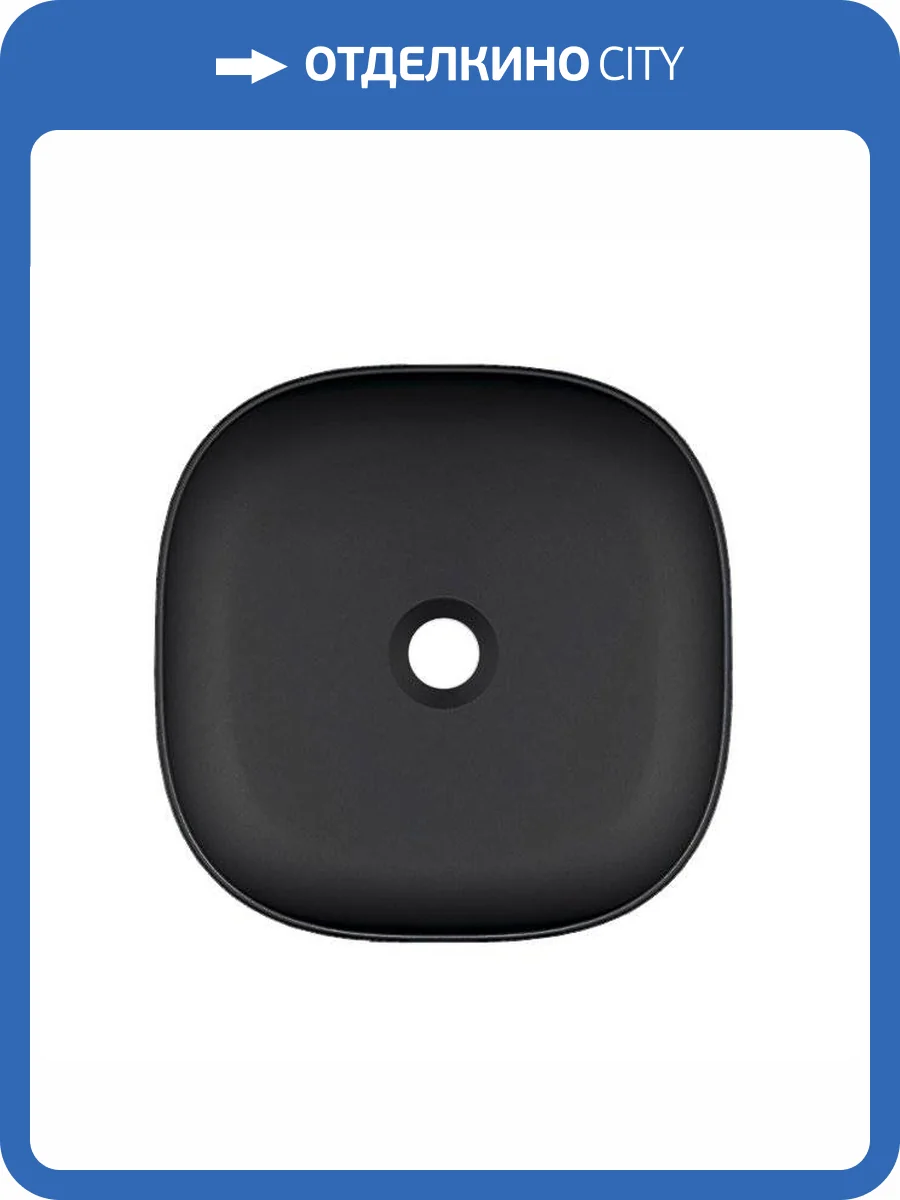 Раковина Scarabeo Glam 1806 49 BK 40 см, черная фото 5