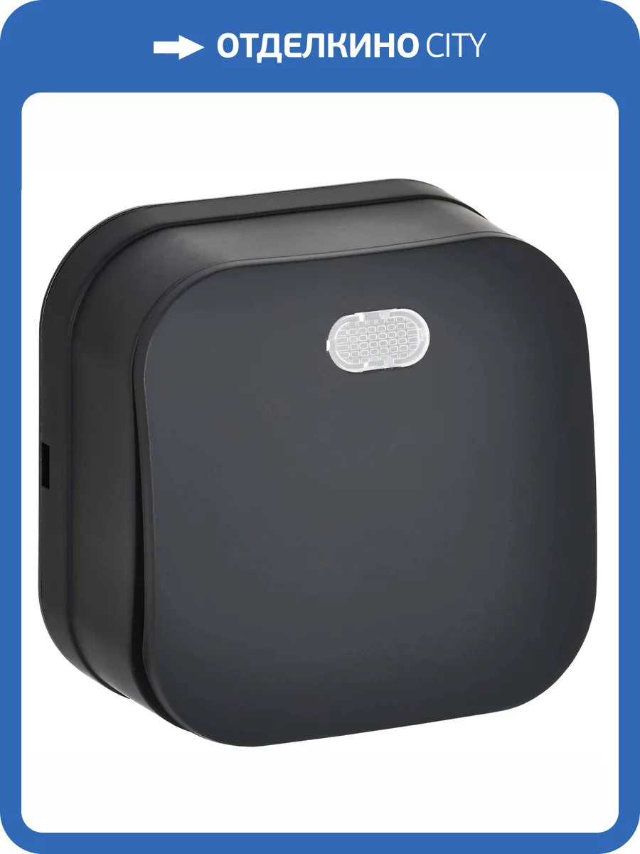 Выключатель 1-клавишный IEK Glory EVH11-K02M-10 черный матовый фото 6