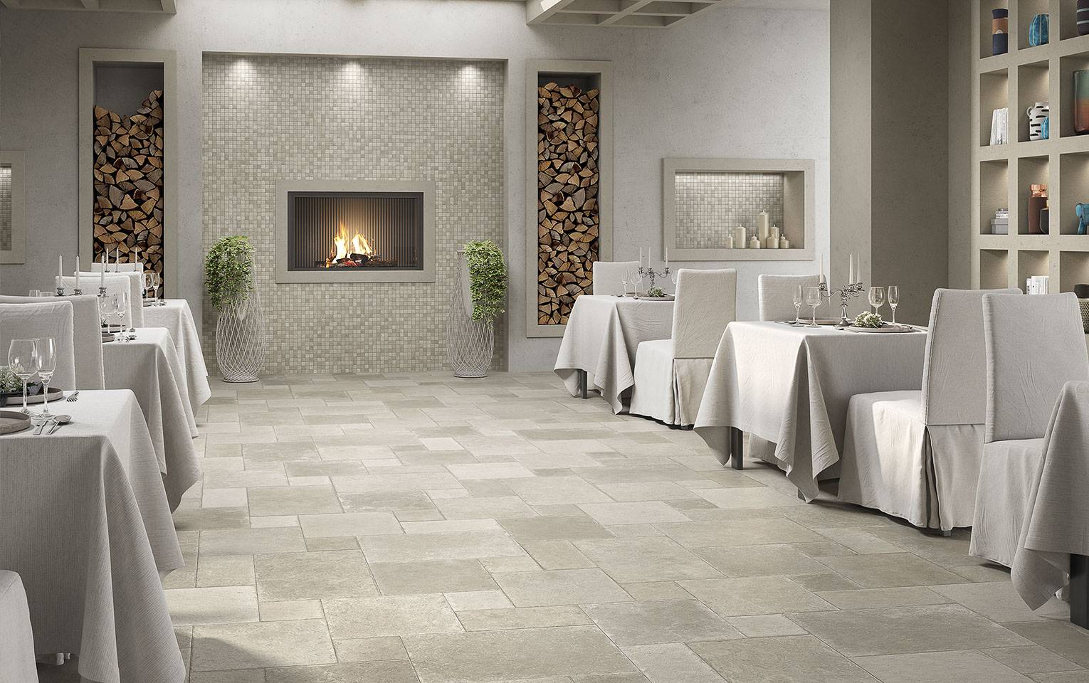 Керамогранит Cerdomus Pietra Di Ostuni 79477 Grigio 60x60 фото 6