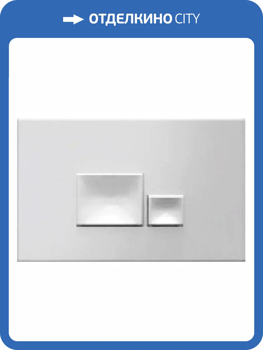 Кнопка смыва Isvea Axis Piazza 54MJ0111I белый матовый фото 3
