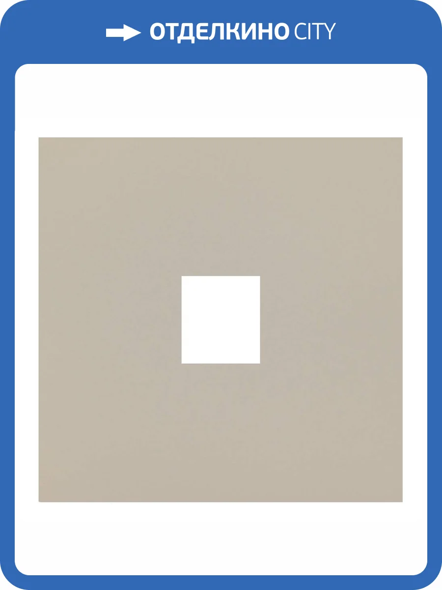 Лицевая панель для одиночной информационной розетки Rikett 35441 LT латте фото 2