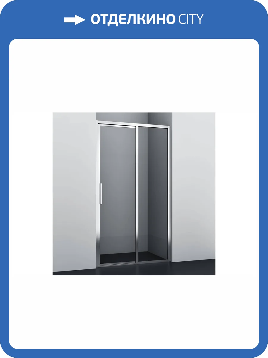 Душевая дверь в нишу Wasserkraft Lopau 32S05R фото 5