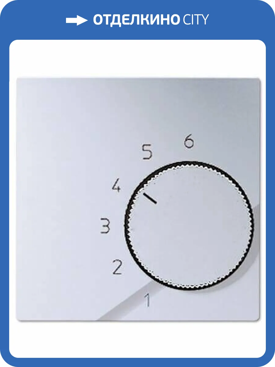 Накладка термостата комнатного Jung A 500 алюминий ATR236PLAL фото 2