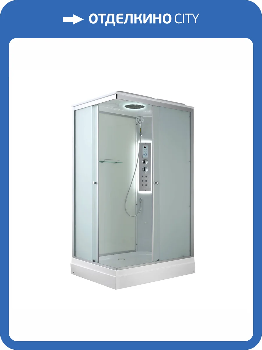 Душевая кабина AvaCan CK2810LED с подсветкой, 100x80x215 фото 21