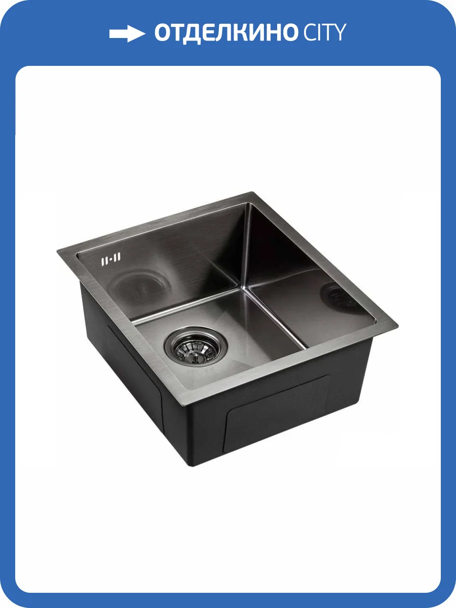 Мойка кухонная EMAR PVD EMB-130 PVD Nano Dark фото 3