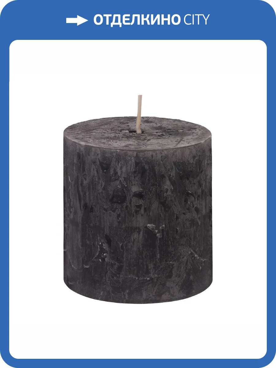 Свеча декоративная Eglo Glenbarr 422578 антрацит парафин (8x8) фото 3