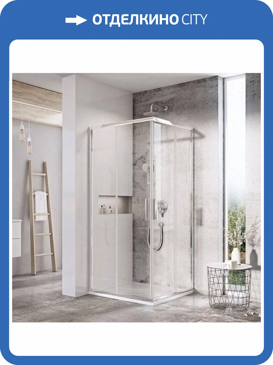 Душевой уголок Ravak BLSRV2-80 профиль хром фото 8