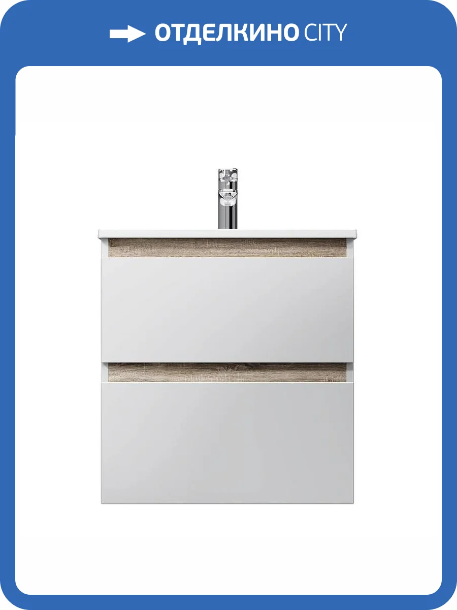 Тумба с раковиной Am.Pm X-Joy M85AFHX0602WG 60 см, белый глянец, подвесная фото 15