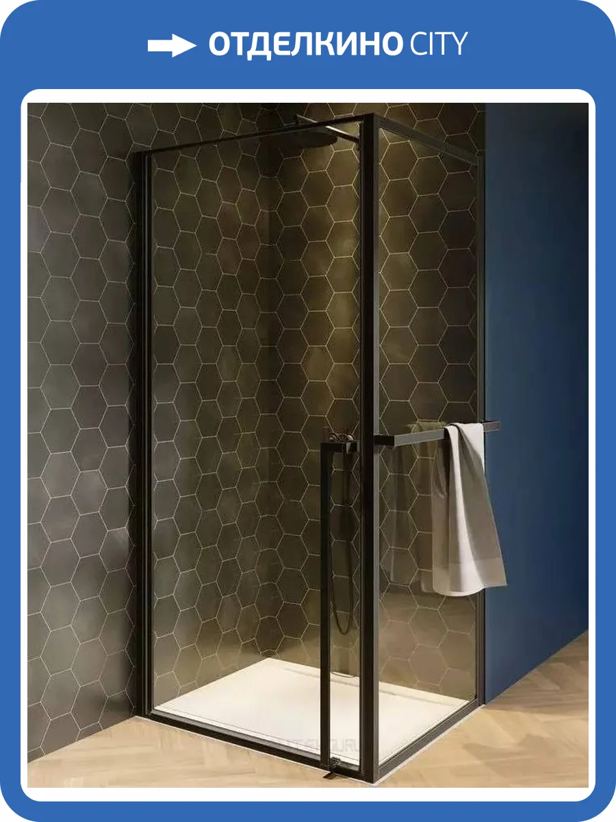 Душевой уголок Riho Lucid G005011121 GD201 900x900x2000 Черный фото 3