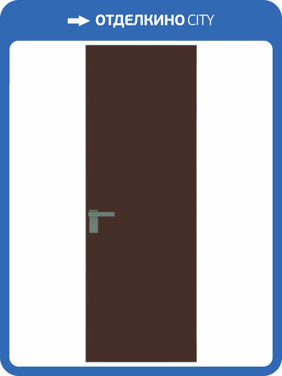 Межкомнатная дверь Profil Doors 1 AGK цвет профиля Зеленый воск, стекло безопасное 4 мм монохром шоколад 800x2000 фото 2