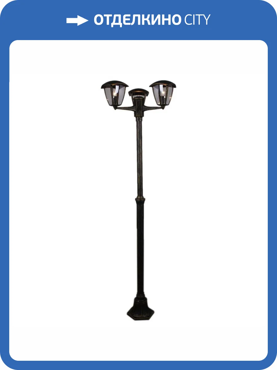 Садово-парковый светильник Reluce 08301-0.7-001SJ 2,2m BKG фото 4