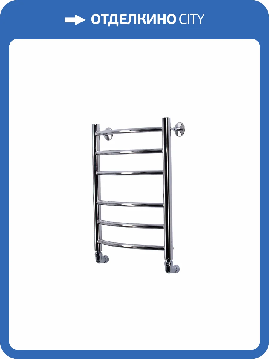 Полотенцесушитель водяной Comfysan Noumi 013660 W-6 60/40 хром фото 4