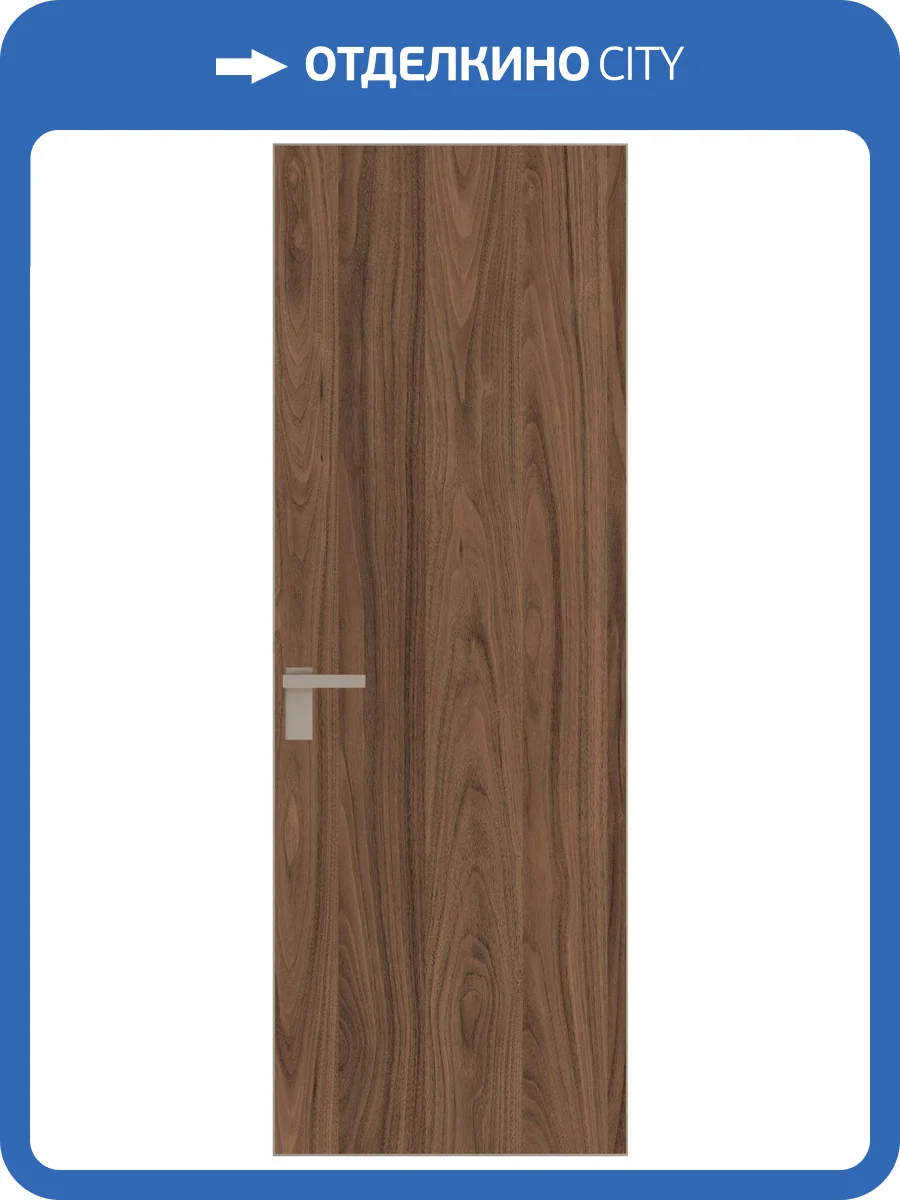 Межкомнатная дверь Profil Doors 1 AGK цвет профиля Никель матовый, алюминиевая панель ясень горный 800x2000 фото 2