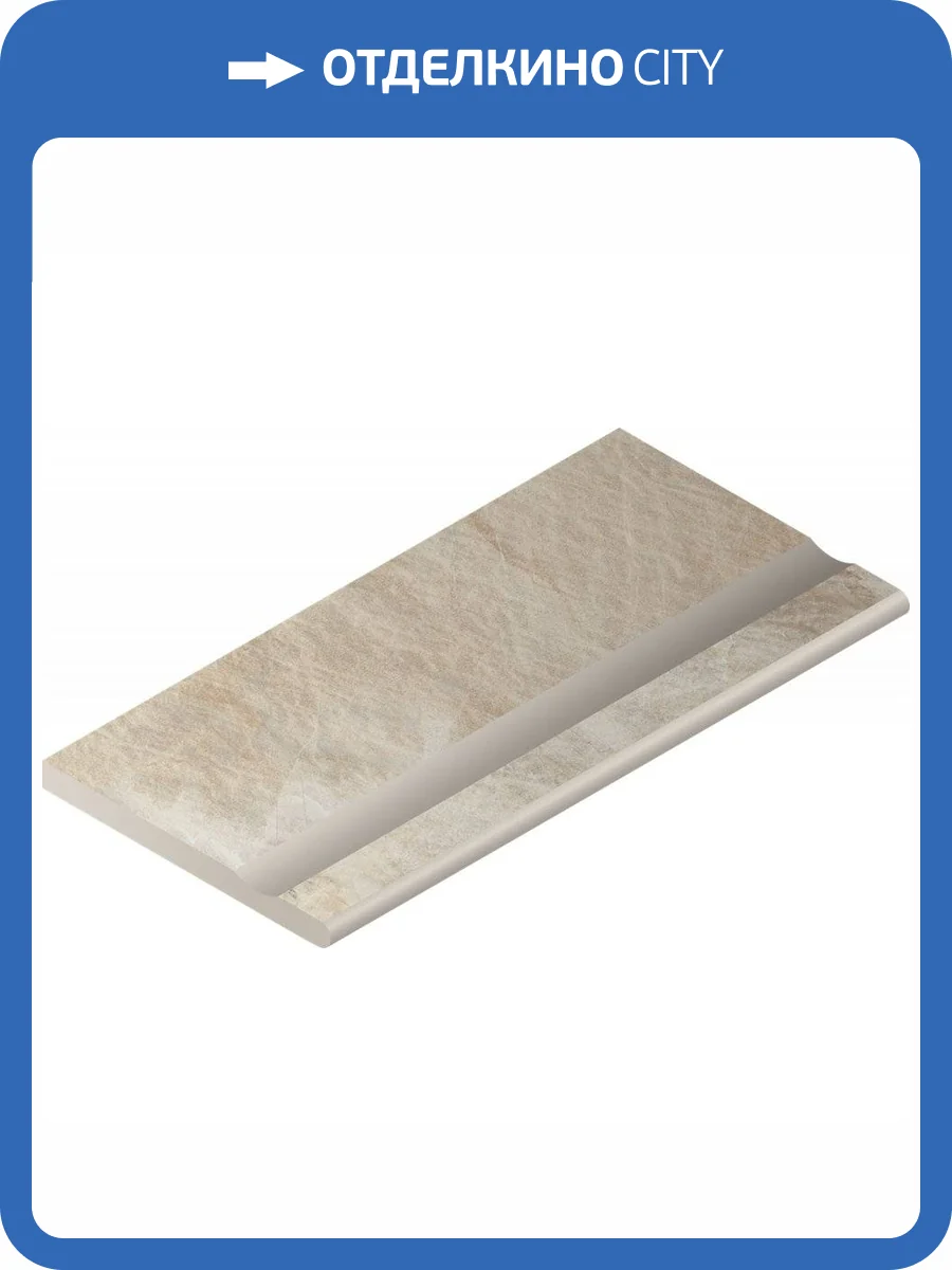 Бортик Italon Манетик X2 620090000198 Уайт С Выемкой Закругленный 30x60 фото 2