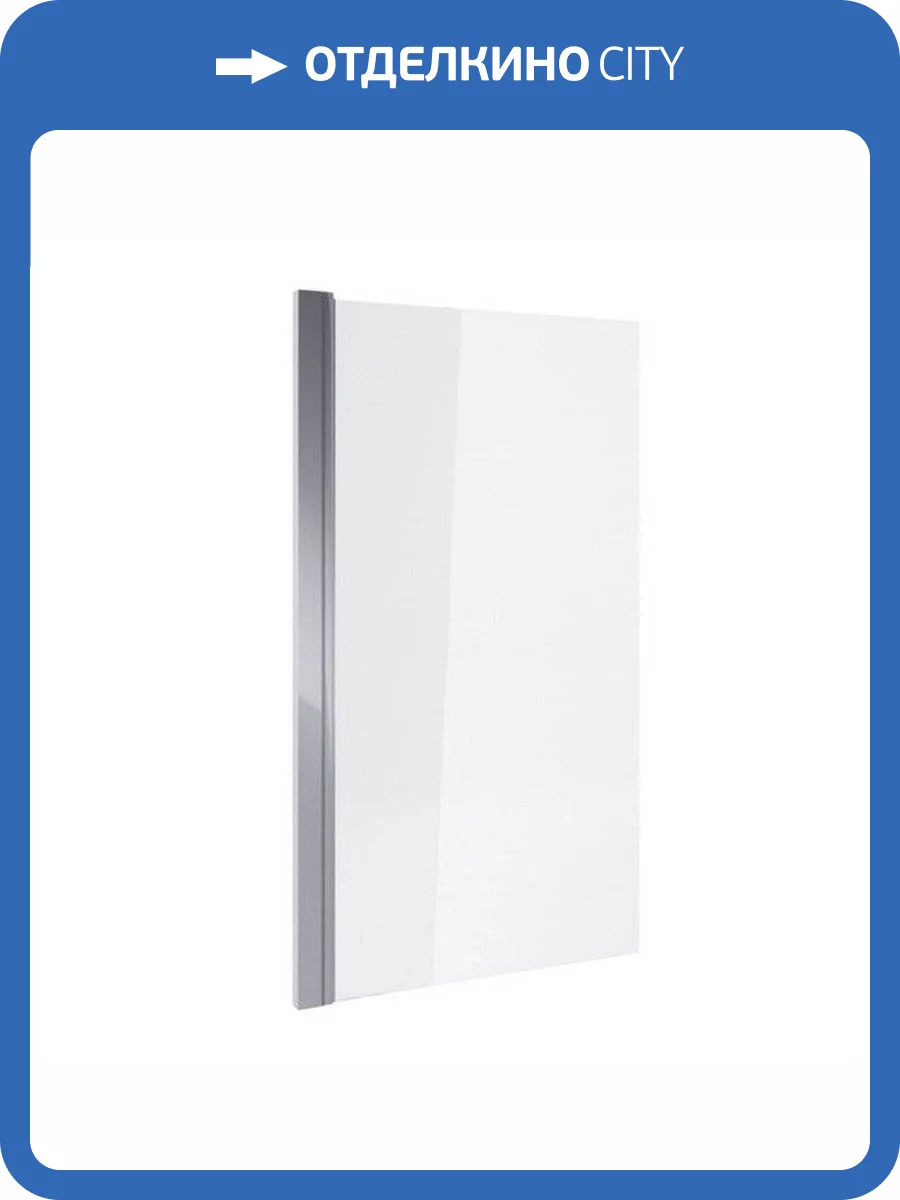 Шторка для ванны EXCELLENT Серия 900 73 см (хром) без полотенцедержателя фото 4