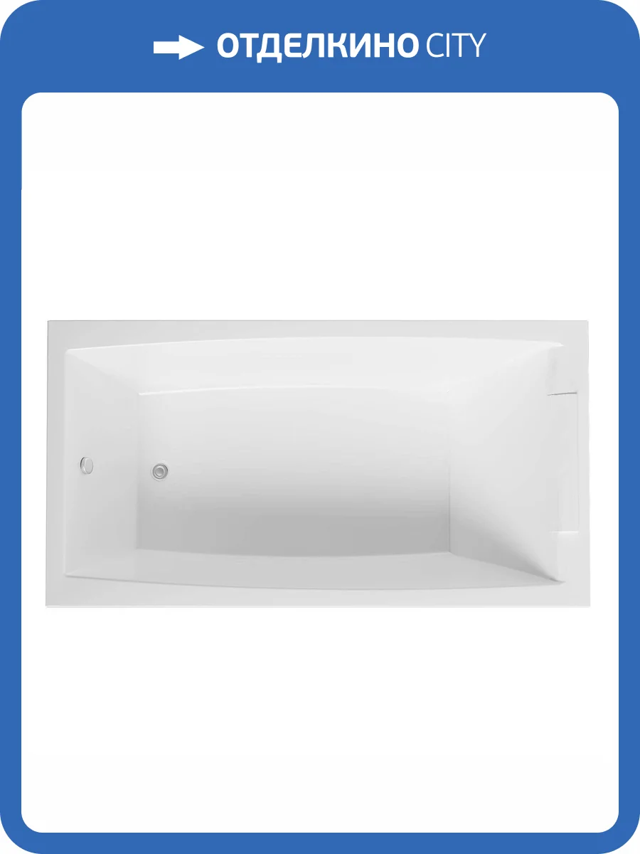 Акриловая ванна Creto Elite 170x90 с каркасом фото 5