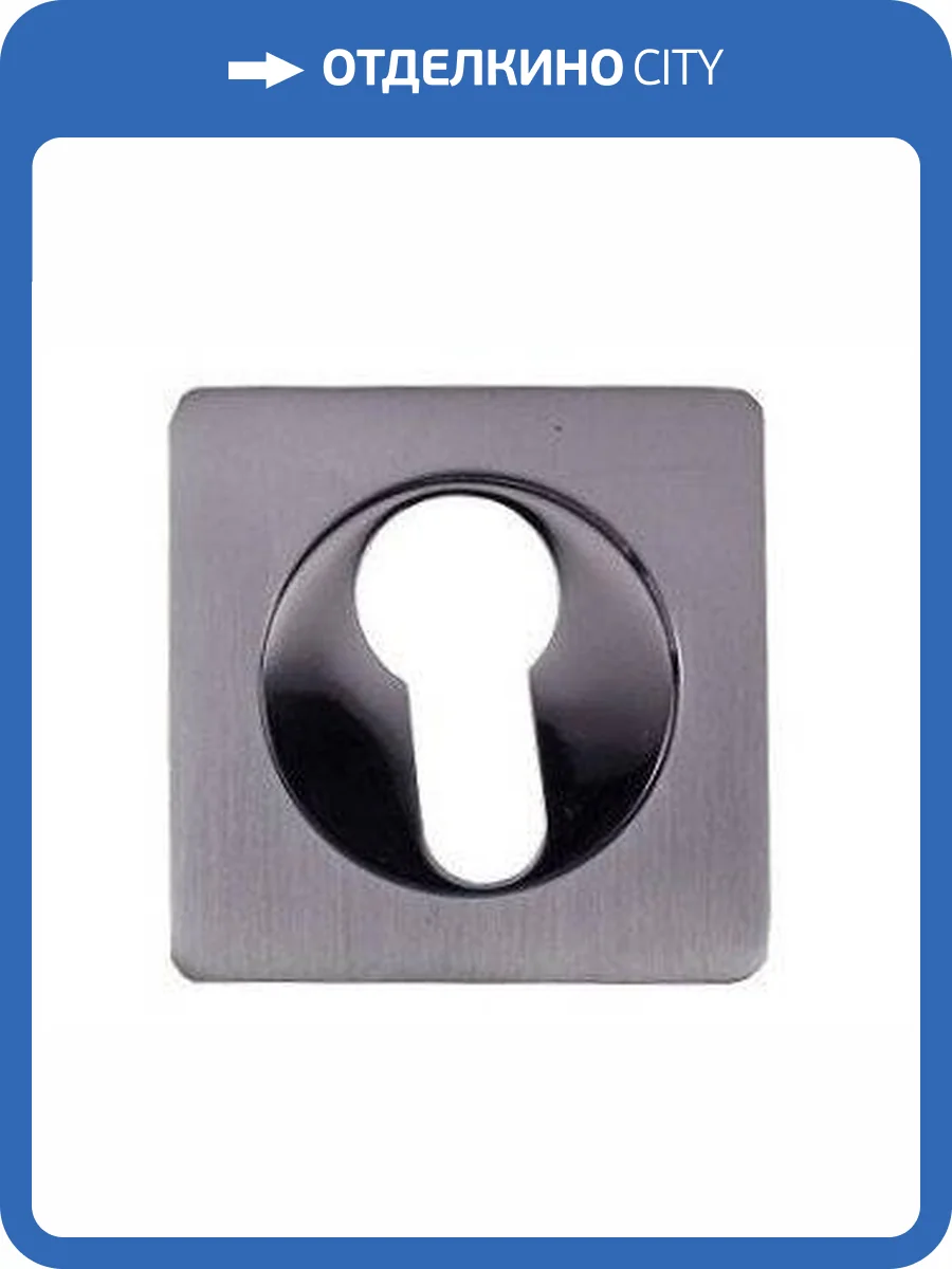 Накладка на цилиндр Vantage, ET02L матовый хром фото 2