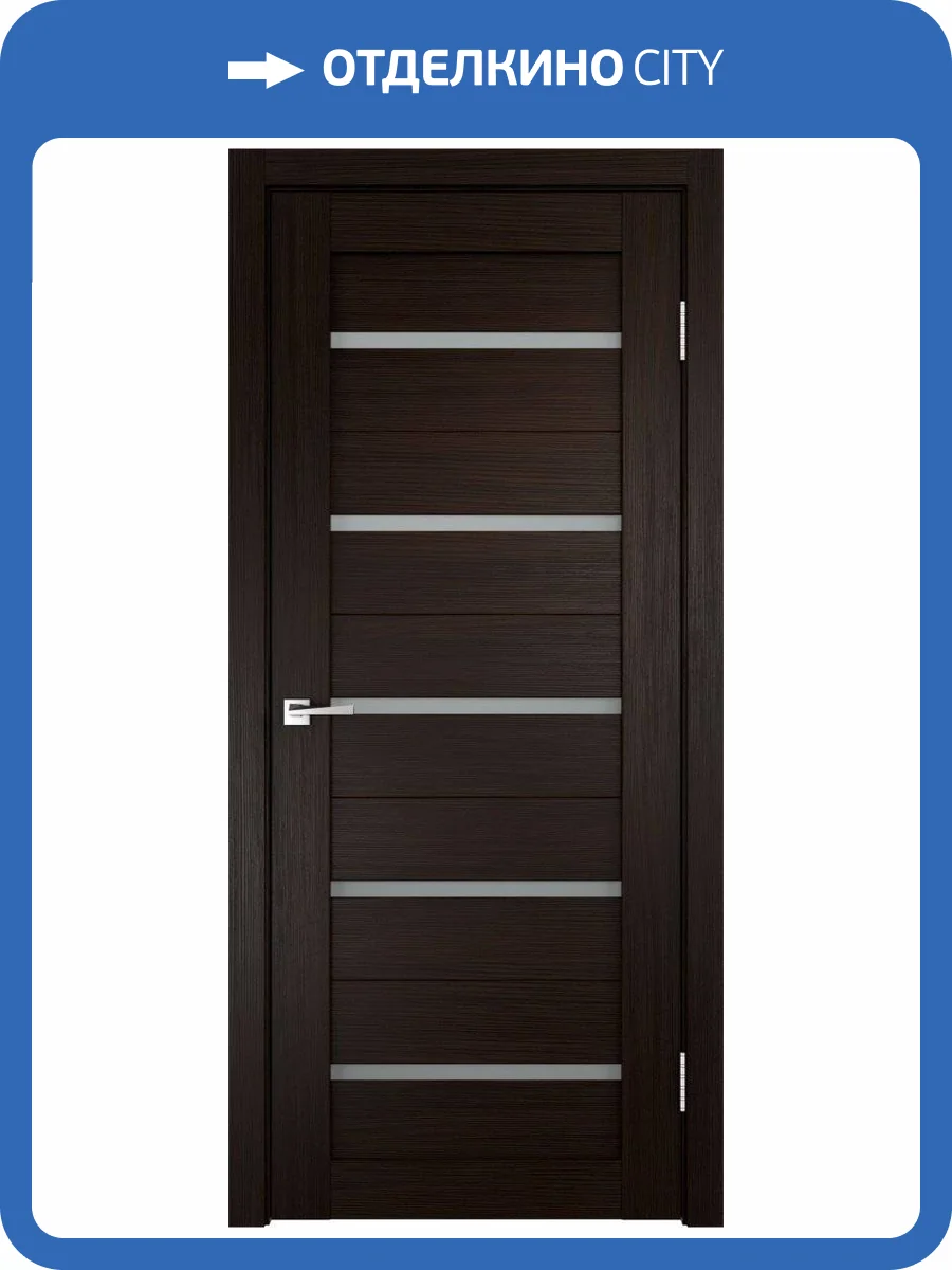 Дверное полотно экошпон VellDoris DUPLEX VD010106 Мателюкс Венге 600x2000 фото 2