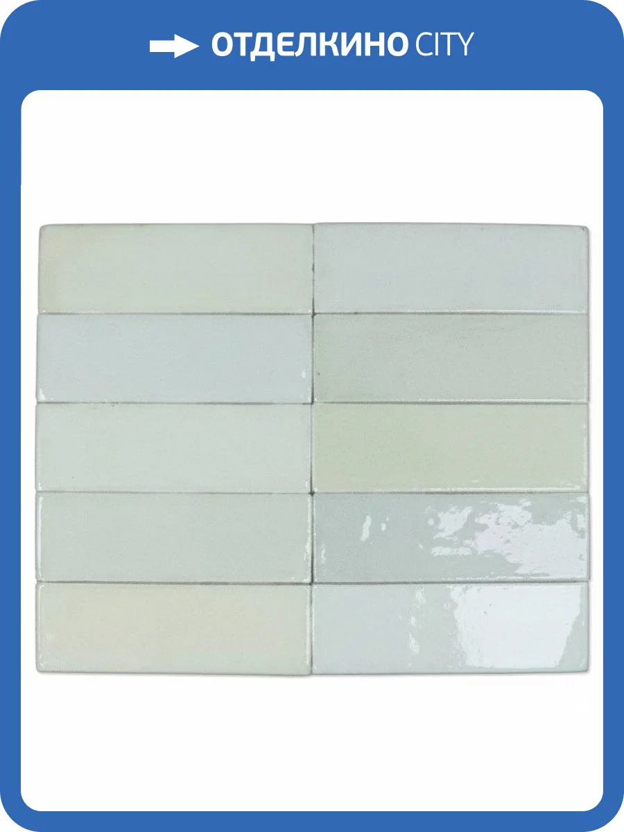 Керамическая плитка Dna Tiles Safi 122105 Mint 5.2x16 фото 2