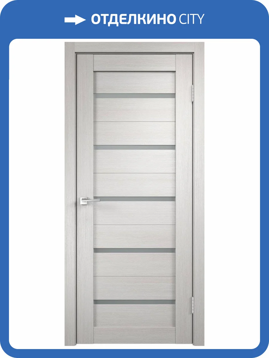 Дверное полотно экошпон VellDoris DUPLEX VD011002 Мателюкс Дуб белый 700x2000 фото 2