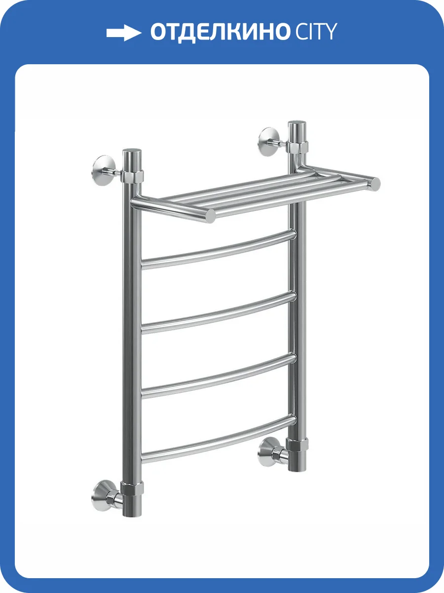 Полотенцесушитель водяной Ника Arc ЛД ВП 60/50, хром фото 3