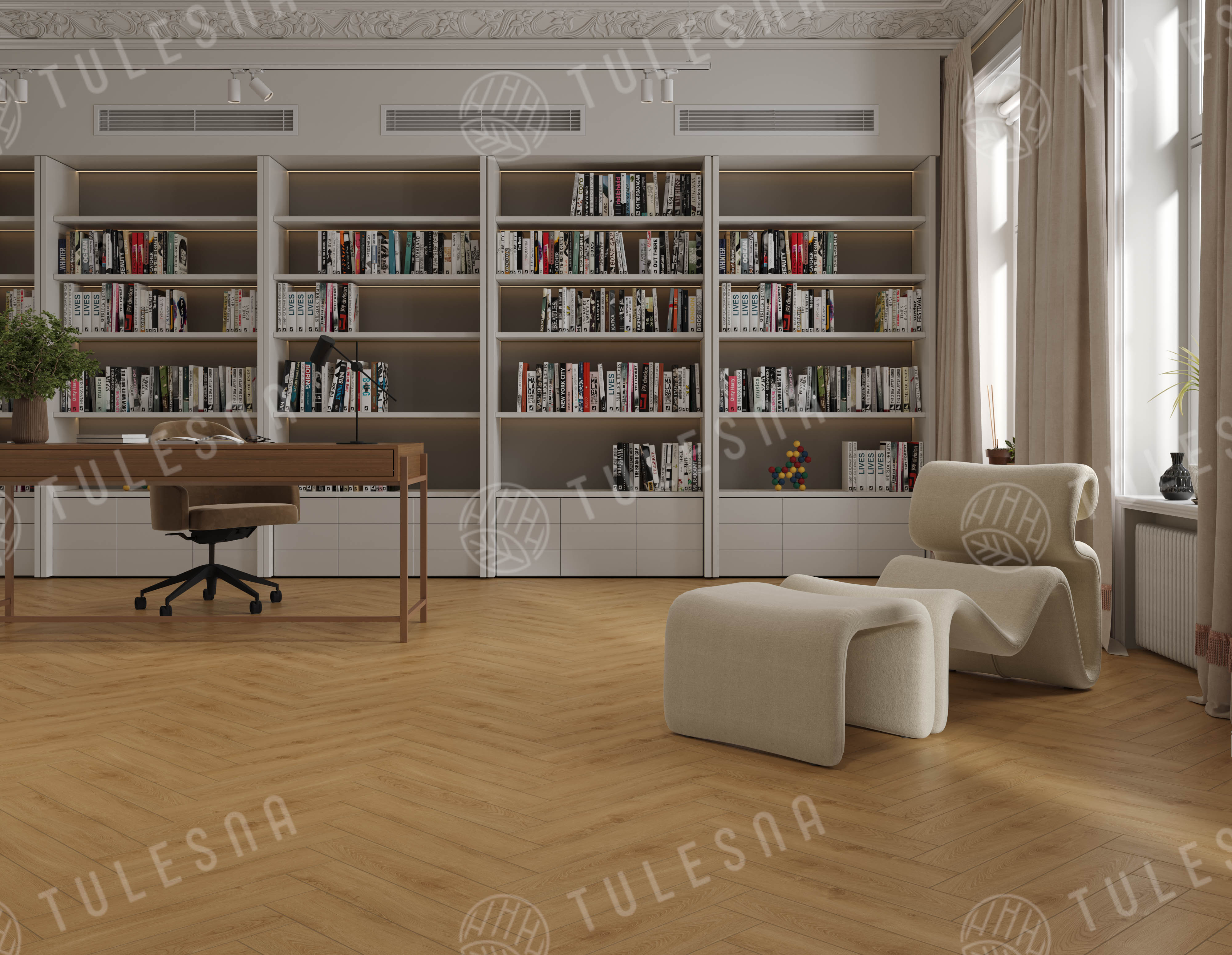Ламинат Tulesna Селена Паркет (Selene Parquet) 12/34 4V LF504-03 Шервуд 121x605 фото 4