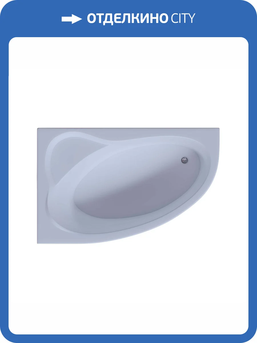 Акриловая ванна Aquatek Фиджи FID170-0000006 170x110 левая, с вклеенным каркасом фото 8