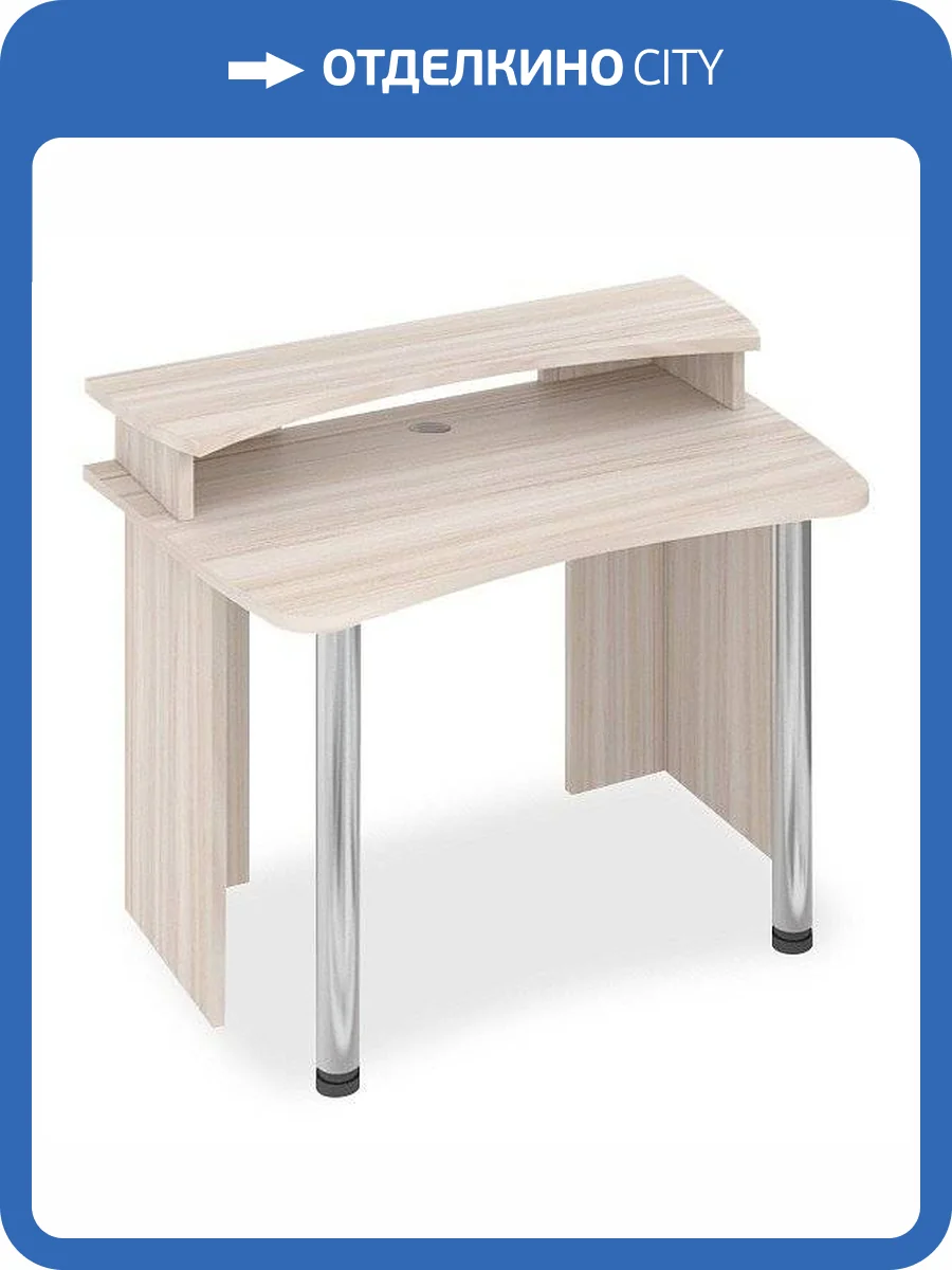 Стол компьютерный Merdes Домино Лайт MER_SKL-Soft120-NKIL120_K фото 3