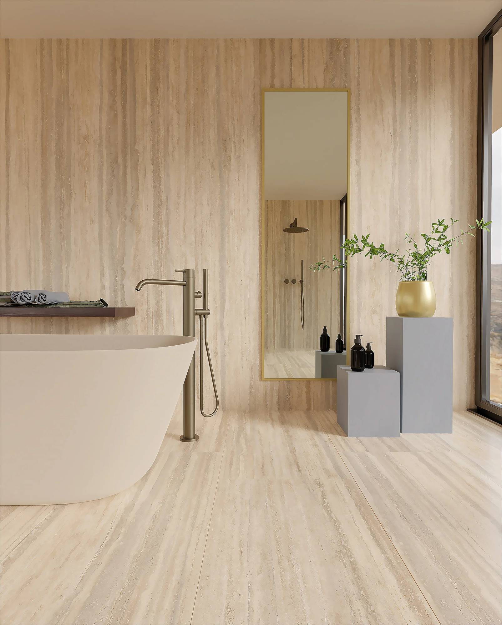 Керамогранит Energieker Navona Vein R11C24P08 Candido Flow Matt Rect 60x120 фото 6