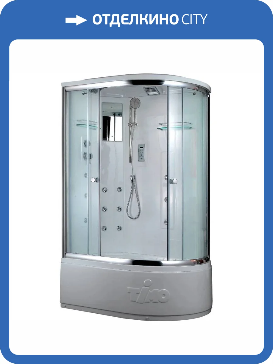 Душевая кабина Timo Lux T-7720 L с высоким поддоном, с сиденьем фото 10