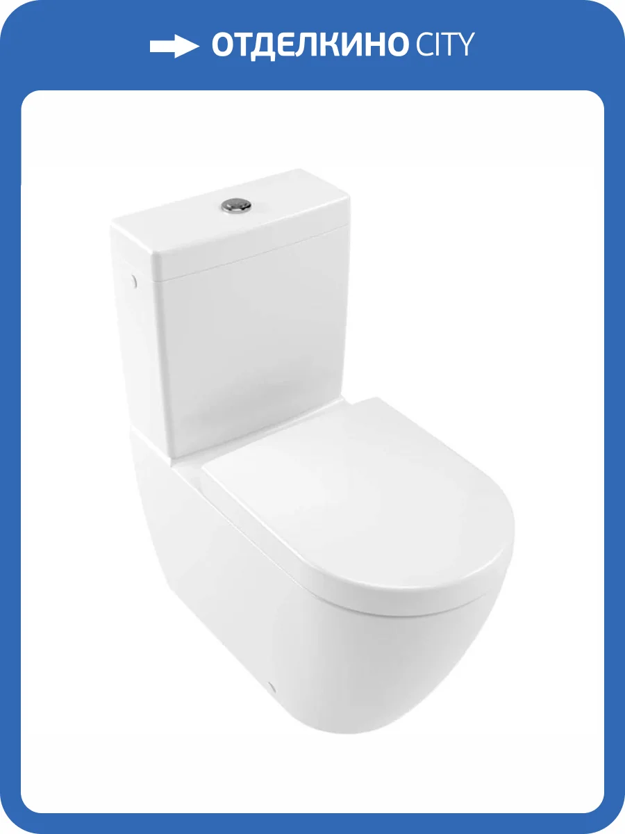 Унитаз-компакт Villeroy&Boch Subway 2.0 5617R001 белый, с бачком фото 8