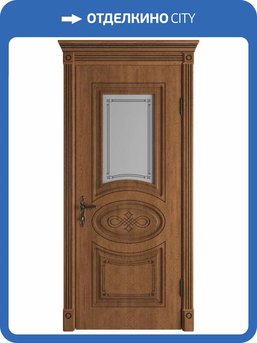 Межкомнатная дверь Владимирская Фабрика Дверей Bianca Honey Classic PB стекло Art Cloud 700x2000 фото 2