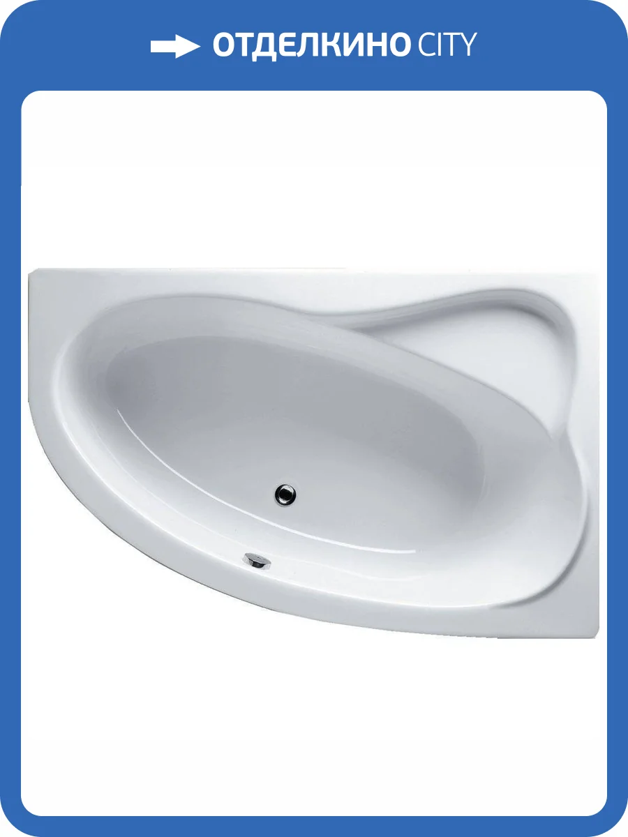 Акриловая ванна Riho Aryl 140x90 левая фото 4