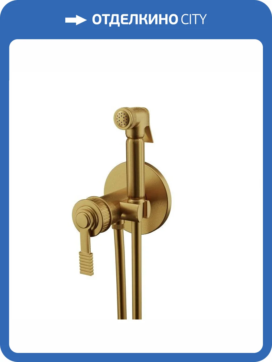 Гигиенический душ Remer Atelier AL65ZBG золотой брашированный фото 3