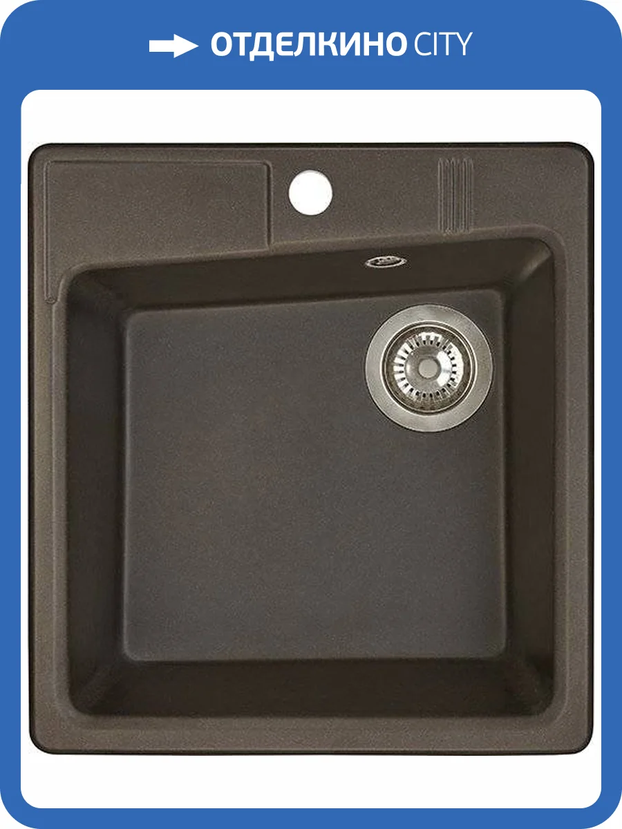 Мойка кухонная AQUATON Парма кофе фото 4