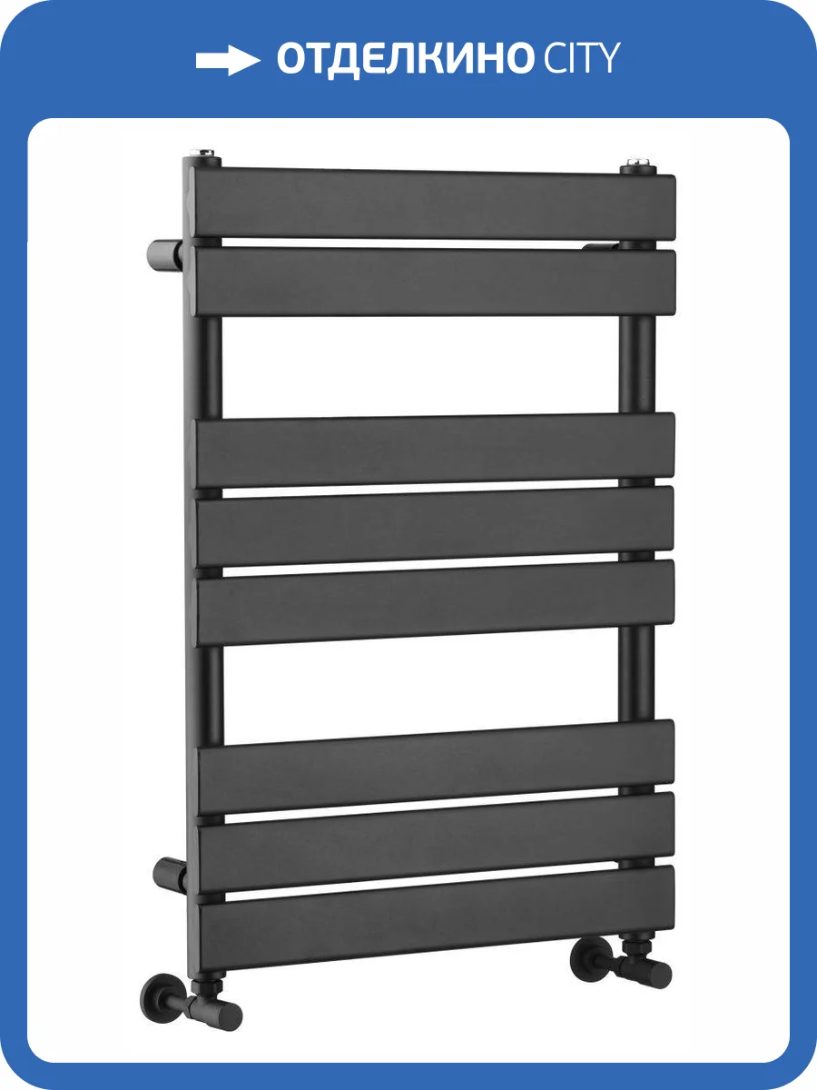 Полотенцесушитель Boheme Venturo 720-B водяной Black фото 4