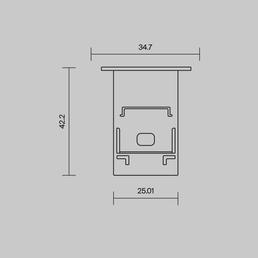 Комплект заглушек для профиля Led Strip 642054 фото 6