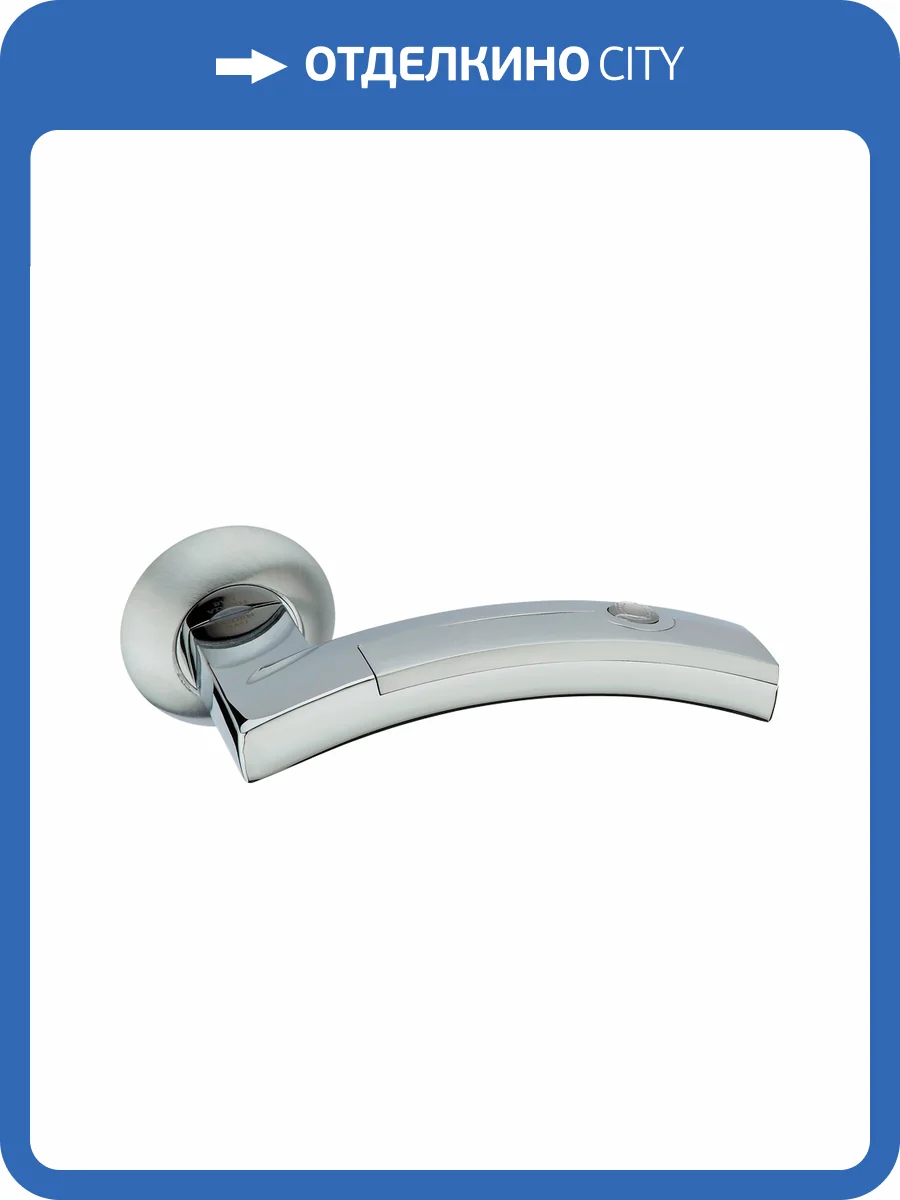 Ручка ADDEN BAU ART A154-05, хром-матовый хром фото 2