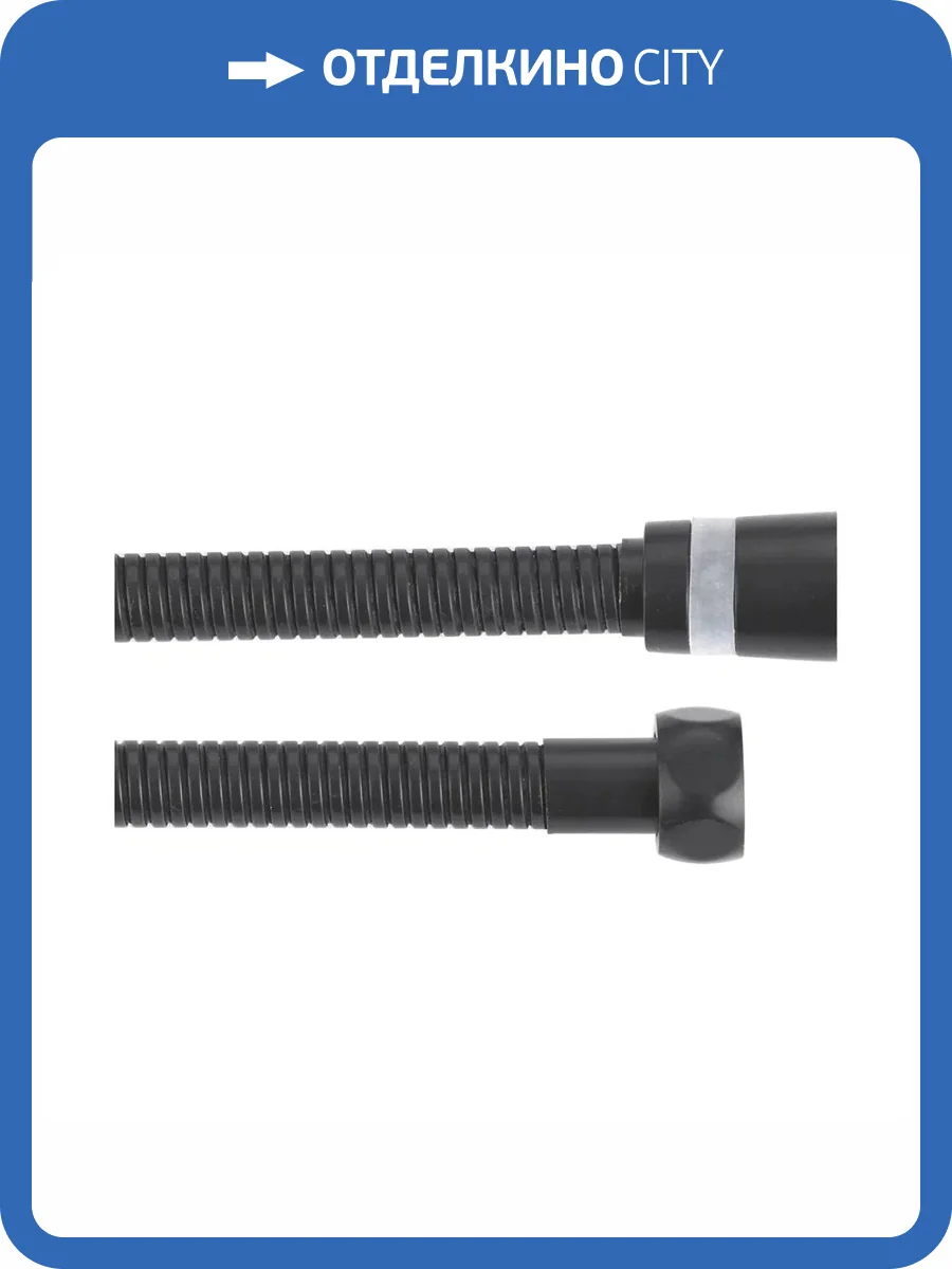 Душевой шланг Rose RE34-10 черный, 100 см фото 3