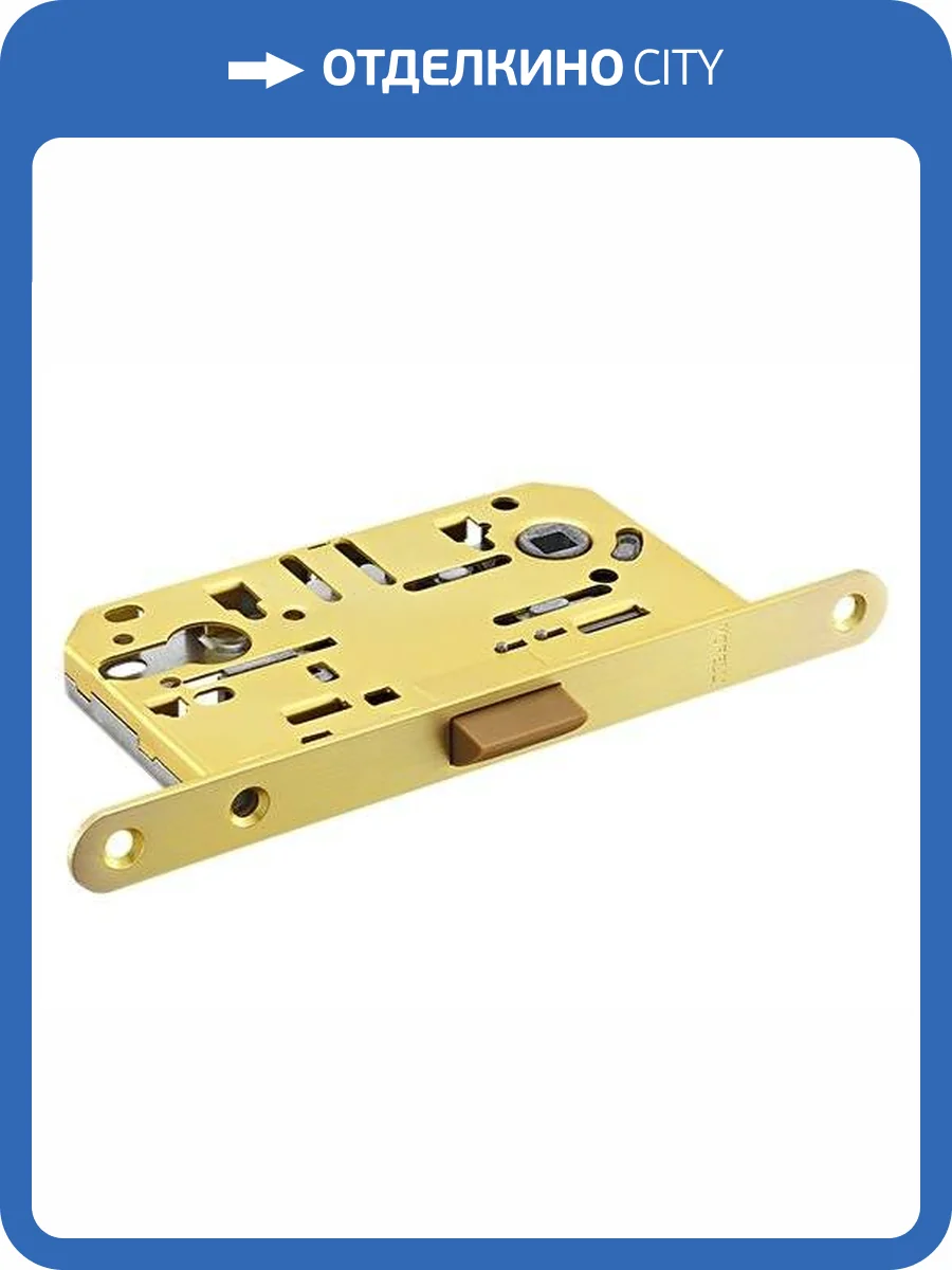 Защелка Morelli 1885P MSG матовое сатинированное золото, под цилиндр, бесшумная фото 2