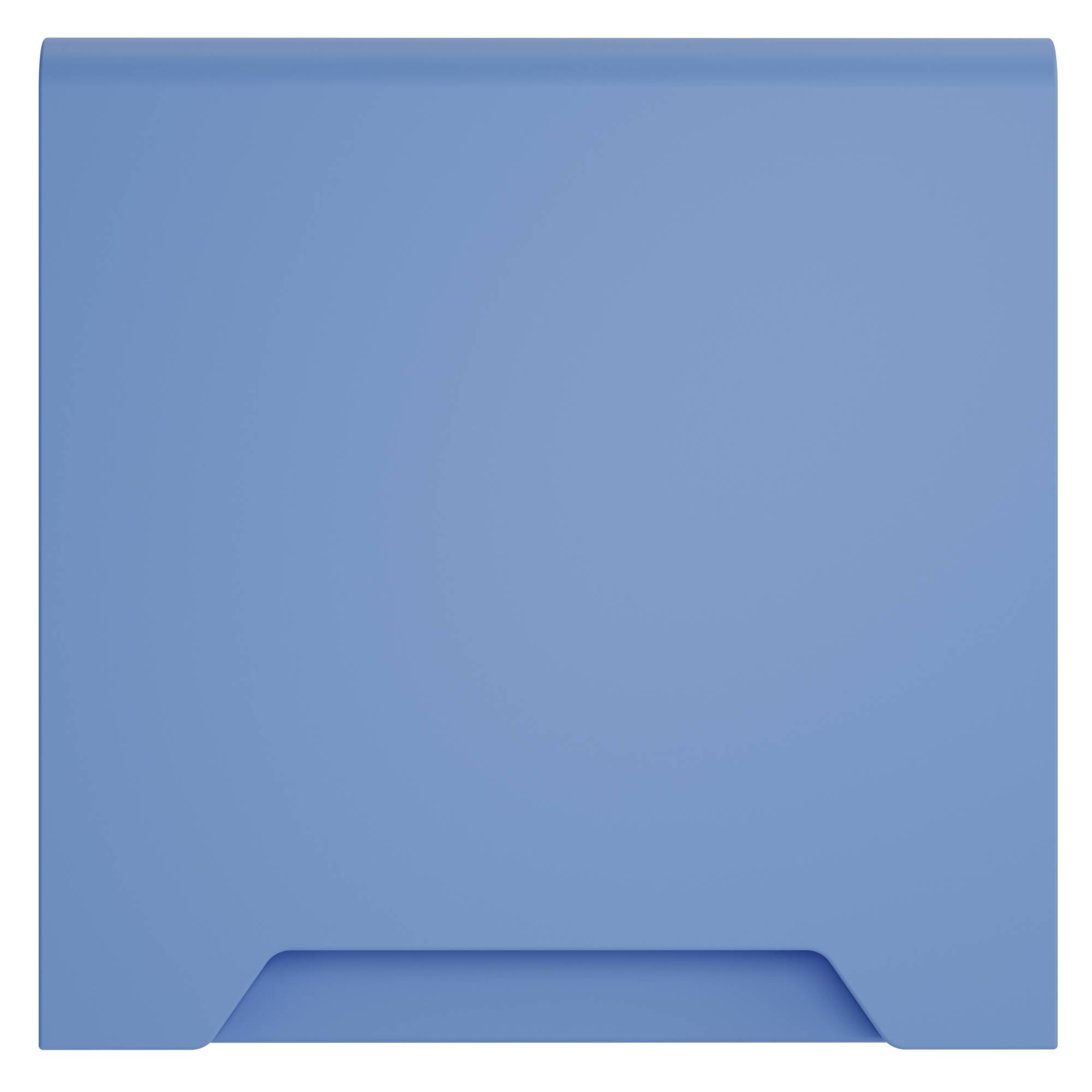 Лицевая панель для розетки с заземлением, шторками и крышкой Voltum S70 VLS000815 деним фото 3