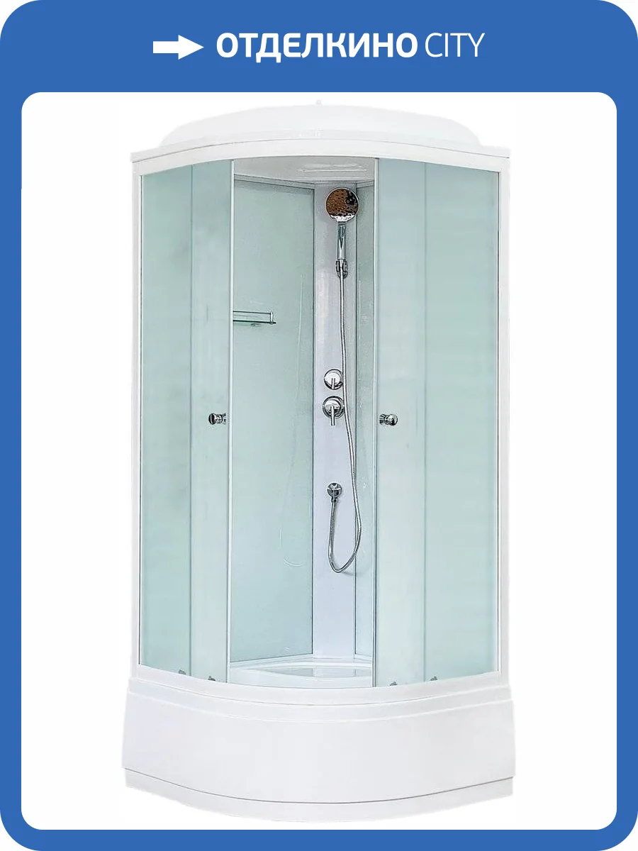 Душевая кабина Royal Bath CK RB90CK5-WC с сиденьем фото 5