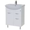 Тумба с раковиной Bellezza Стелла 65 1 ящ. Белый