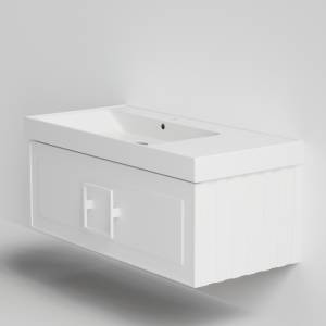 Тумба под раковину La Fenice Cubo Bianco 100 белый матовый