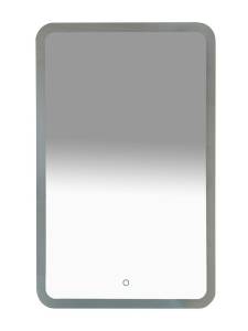 Зеркало Misty Неон-3 П-Нео050080-3ПРСНЗКУ LED 500х800, с сенсором белое