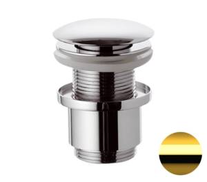 Донный клапан Remer 904CC2114DO золото глянцевое