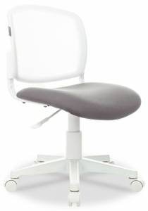 Кресло компьютерный Бюрократ CH-W296NX 1863654 Белый Серый