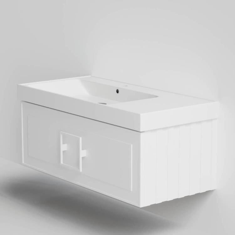 Тумба под раковину La Fenice Cubo Bianco 100 белый матовый